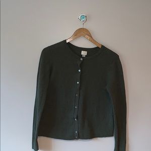 Army Green Cardigan